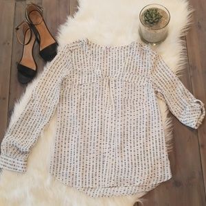 Candies arrow print blouse EUC